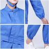 Unisex Dustproof Long Sleeve White Lab & Food Workwear Hygiene Suit with Customizable Logo