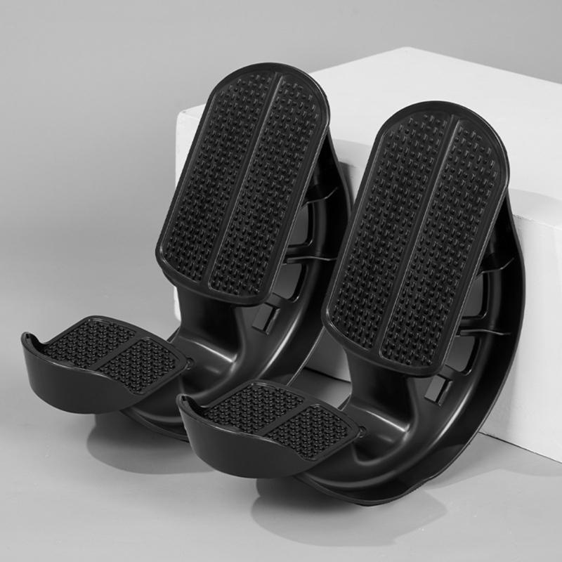 2Pcs Portable Calf Stretching Wheel Foot Rocker Board Stretching Calf Pedal Leg Stretching Massage Fitness Equipment