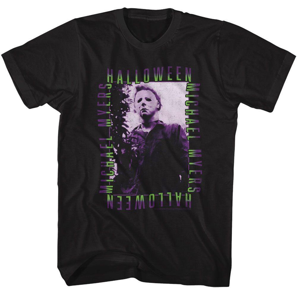 Halloween Repeat Gradient Text Movie Shirt XXL