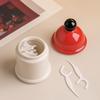 Beihanmei Ceramic Toothpick Holder & Swab Jar: Cute, Creative Storage for Living/Dining Room.