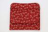 Inden Yushichi Uehara Genuine Leather with Card Coin Purse with Four Sides Model Number Red Background X White Dragonfly Genuine Made In Japan