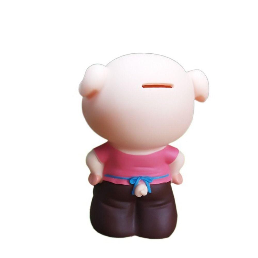 Large Capacity Pig Shaped Money Boxes Savings Tank Pig Money Bank  Bedroom Den Dresser