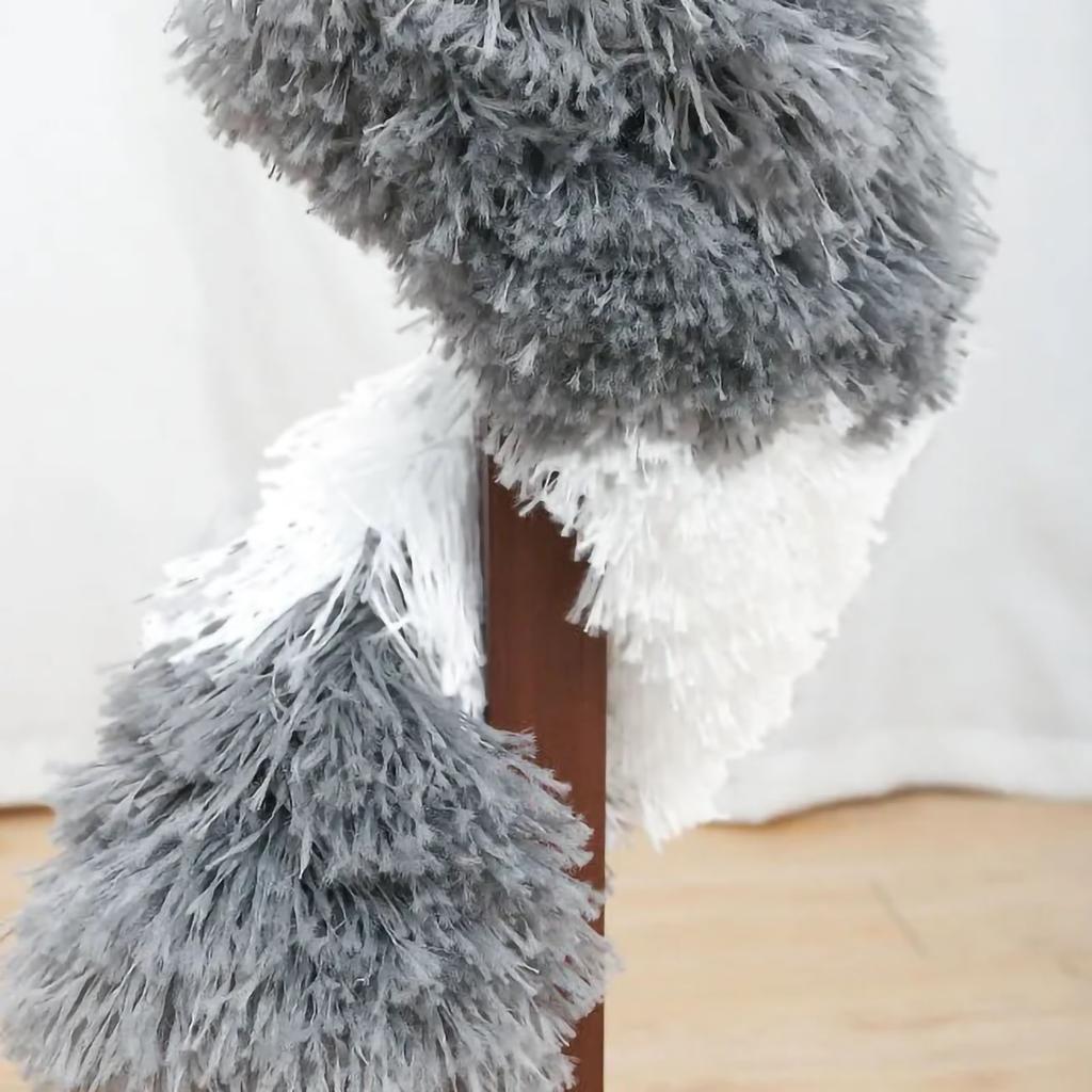 Telescopic Duster 9.2ft Extendable Pole Washable Bendable Head Fiber Duster for Ceiling Window Car