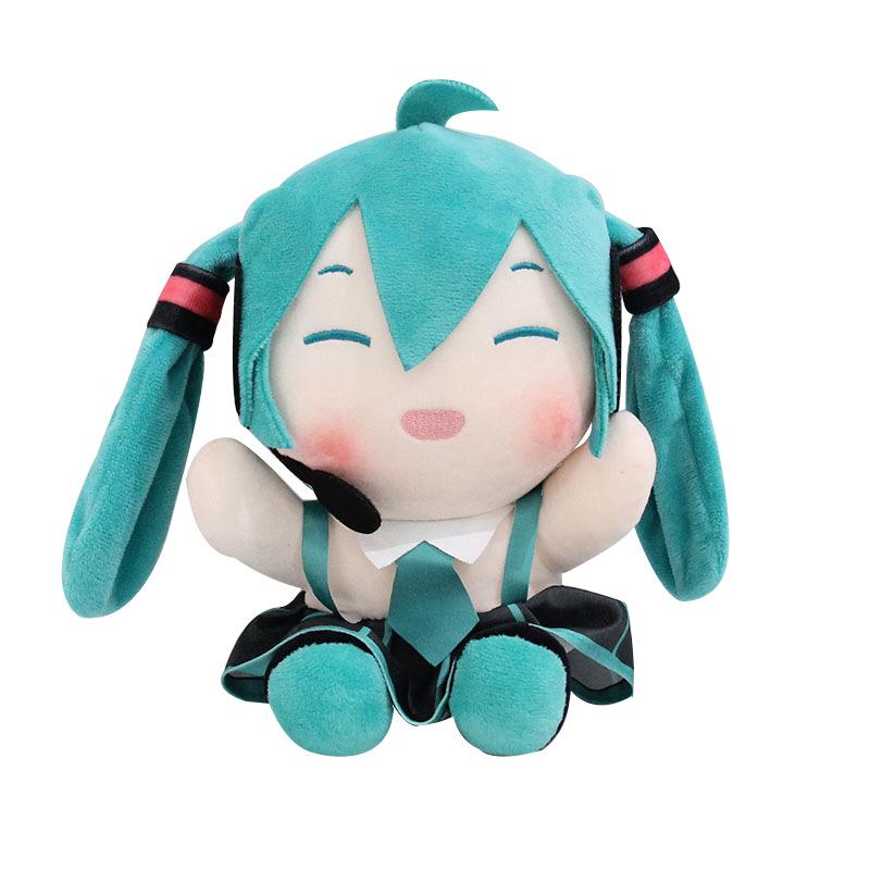 20cm Cute Anime Plush Doll Hatsune Miku Cartoon Figure Stuffed Toy Kawaii Collectible Gift