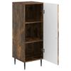Sideboard Smoked Oak 33 x 34.5 x 89.5 cm Particleboard