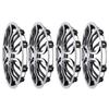 4 Pcs 14 Inch Hubcaps Full Protection Stylish Look Universal Fit R14 Wheel Rim Cover for Most Cars Truck SUV Silver