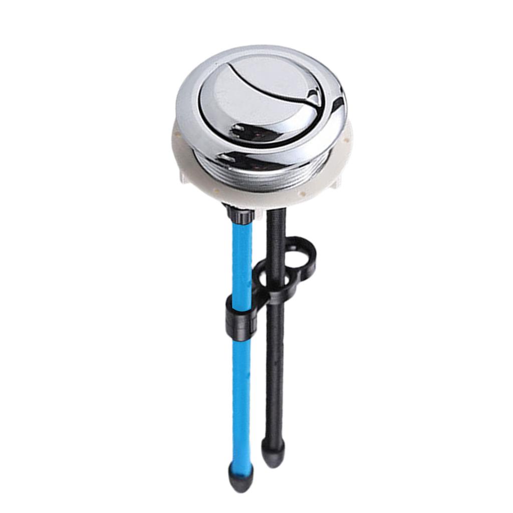 Extended Dual Button Toilet Tank Part Easy Installation Long Design Toilet Flushing ABS for Efficient & Quiet Flushing