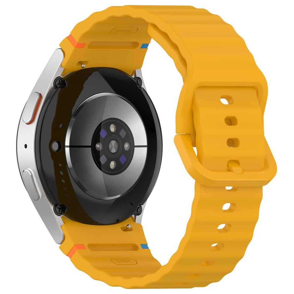 Compatible Silicone Strap with Colorful Buckle for Samsung Galaxy Watch7/FE/6/5/4