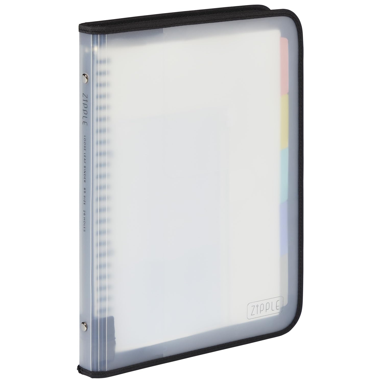 

Maruman Binder Zipple B5 Black Loose-Leaf 26-Hole F619-05 чёрный
