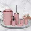 6 Pieces Bathroom Accessories Set Soap Dispenser Dish Trash Can Toothbrush Holder and Cup
