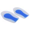Cellular Silicone Heelpiece Heel Pad Damping Heighten Insole Pain Relieve Mat LinerL