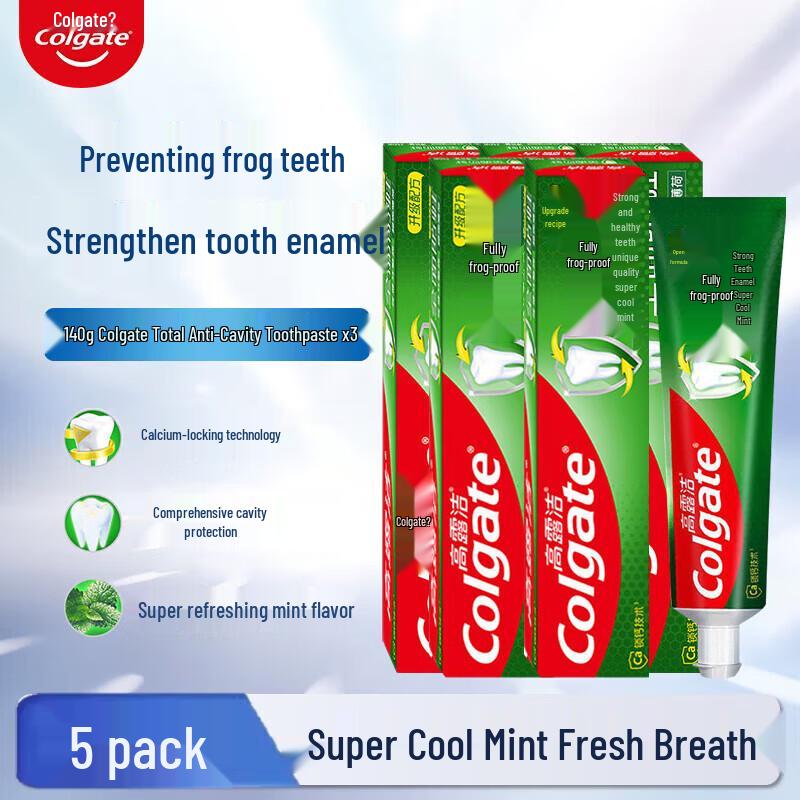 Colgate Total Cavity Protection Peppermint Toothpaste