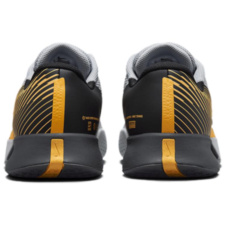 Nike Court Air Zoom Vapor Pro 2 Ulvegrå Laseroransje Herre Sneakers Svart DR6191-005