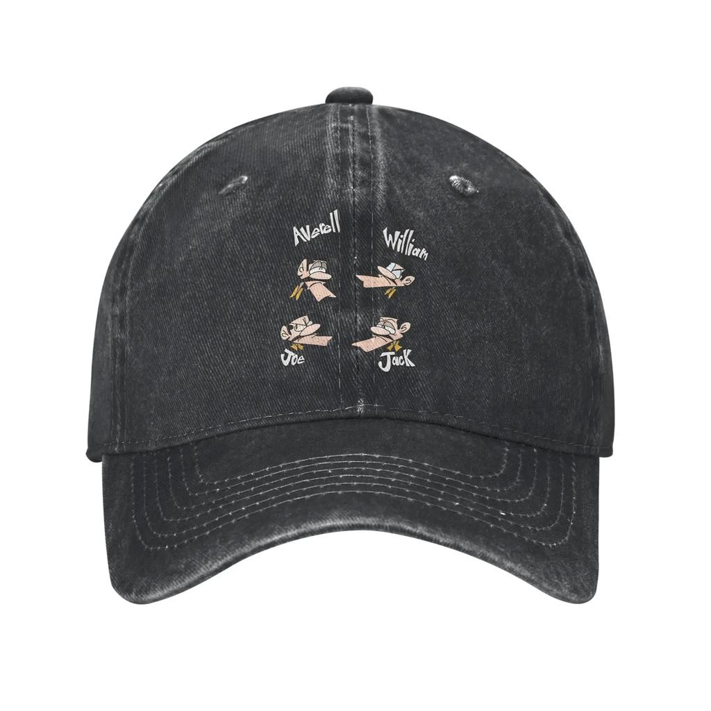 Lucky Luke the Daltons Comedy Unisex Baseball Cap Funny Cartoon Distressed Washed Hats Cap Fashion Outdoor Adjustable Sun Cap