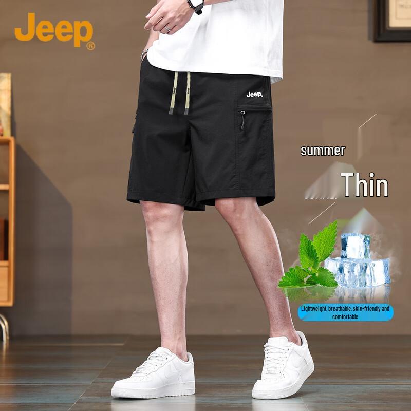 JEEP Men's Summer Cargo Casual Shorts