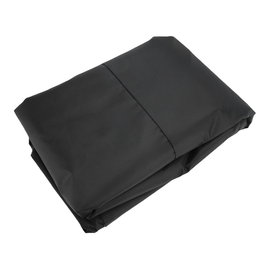 Furniture Cover Black 420D Oxford Cloth Dust Proof Furniture Protective Cover with Four Corner Buckles for Outdoor