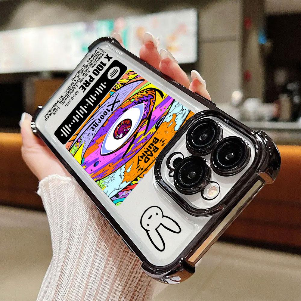 Bad Bunnys Album X 100 PRE Phone Case for iPhone 17E 11 13 15 16 17 Pro Max 14 Plus 17Air 16E Pro 12 17Pro Soft Shockproof Cover