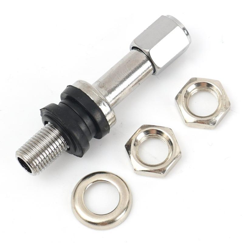 TR43E TR48E Car Tire Valve Stem Aluminum Alloy Tubeless Wheel Air Valve Caps Auto Motorcycle Truck Bike Tyre Replacement Parts