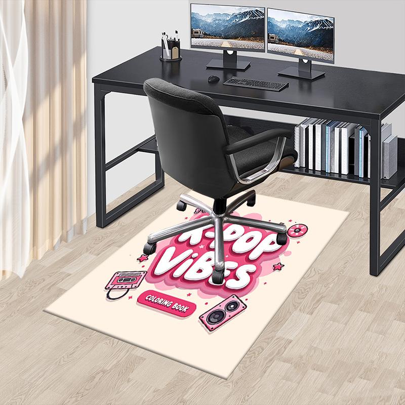 1PC K pop, Vibes Extra Large Non Slip Floor carpet, Office, family, bedroom, Studio Large Area Rug Indoor Rugs