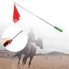 Bandiera per l'addestramento del cavallo Attrezzatura equestre Asta bandiera retrattile per eventi