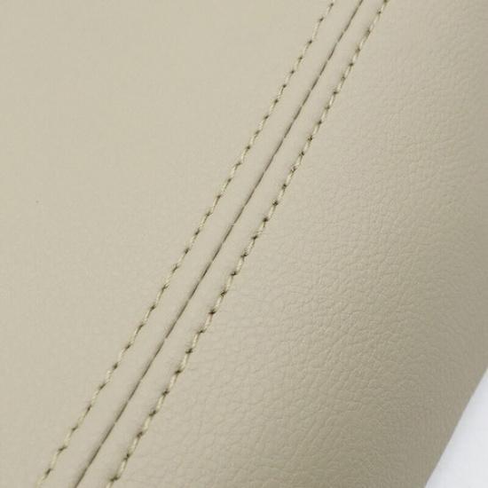 Car Leather Center Console Lid Armrest Cover Beige Tan Fits 2004-09 Toyota Prius