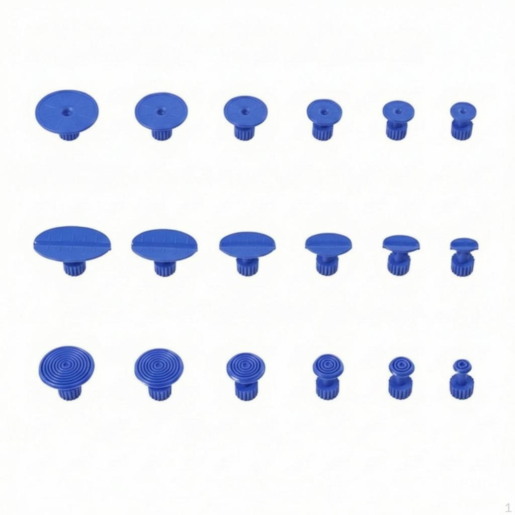 18 Pieces Denting Removal Tab Tabs High Adhesion Ding Assorted Puller for Home