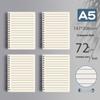 Clear PP Cover Spiral Notebook, Student Grid & Lined, Large B5 Size