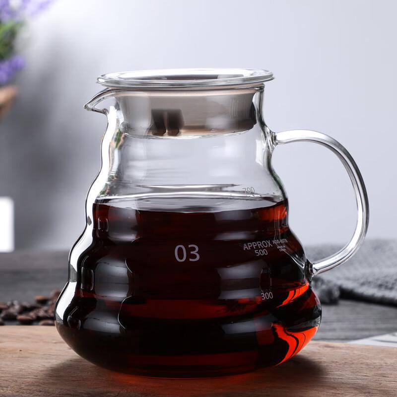 LISM 800ML Coffee Cloud Pot with Lid (2-piece set)