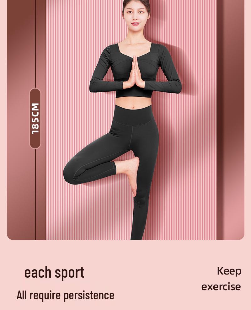 Covoraș NBR Antiderapant Îngroșat pentru Yoga și Fitness pentru Începători