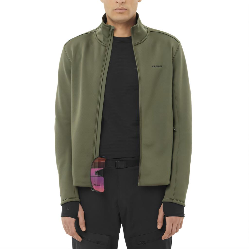 Salomon Outline Skin-Friendly Fashionable Warm Breathable Jacket Men Jackets C26088