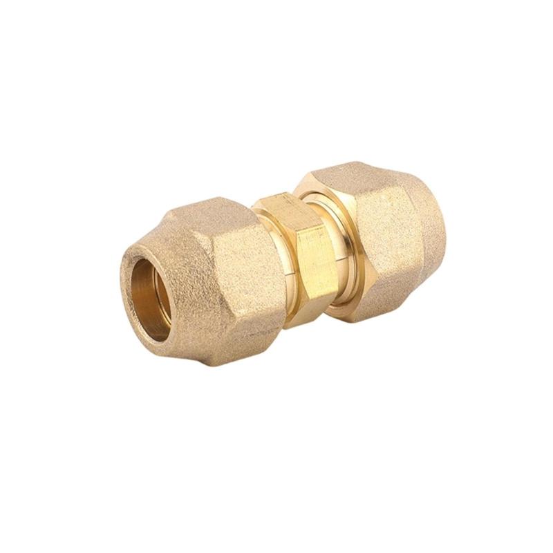 Air-Conditioning Copper Pipe Butt Joint Extension Copper Pipe Joint Copper Pipe Quick Joint Middle Flared Joint