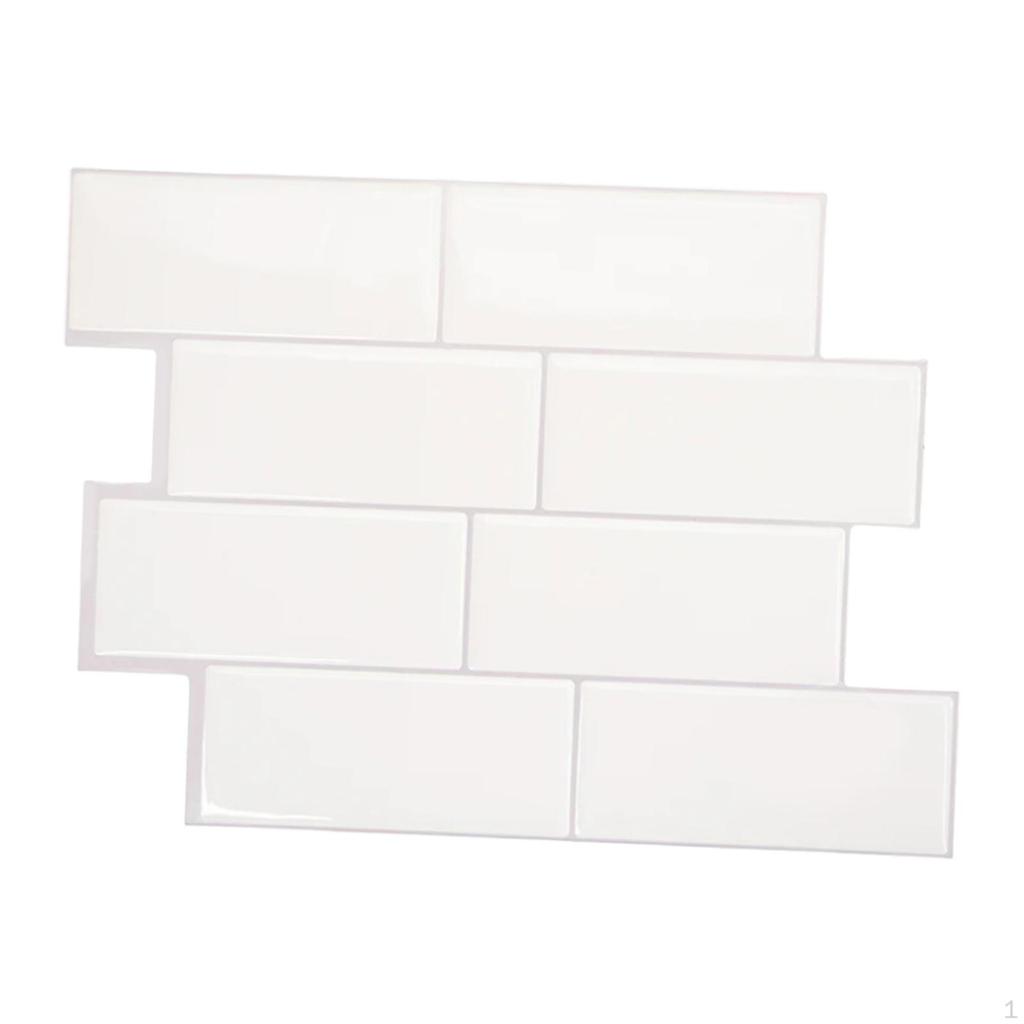 Abziehen und Aufkleben Wandfliesen Spritzschutz Aufkleber Faux Keramik Panel für Schlafzimmer