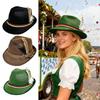 Bavarian Oktoberfest Hat Fedora Hat Costume Cosplay Cap Feather Decors Hat  Party Photo Props