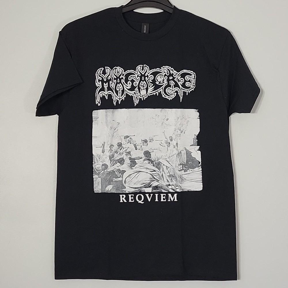 MASACRE Reqviem M MEDIUM T-Shirt Black Mens Band Logo Unisex T-Shirt XL