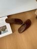 Soft-Soled Bag Head Lazy Row Shoes Women'S Half-To Spring Boken Slippers Flat-Soled Mullers