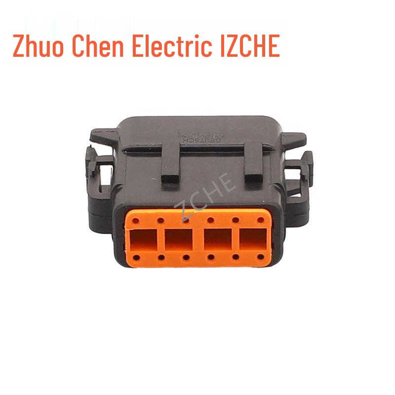 Automotive Connector DTM Plug & Wiring Harness, Male & Female, 12 Holes, 12 Cores