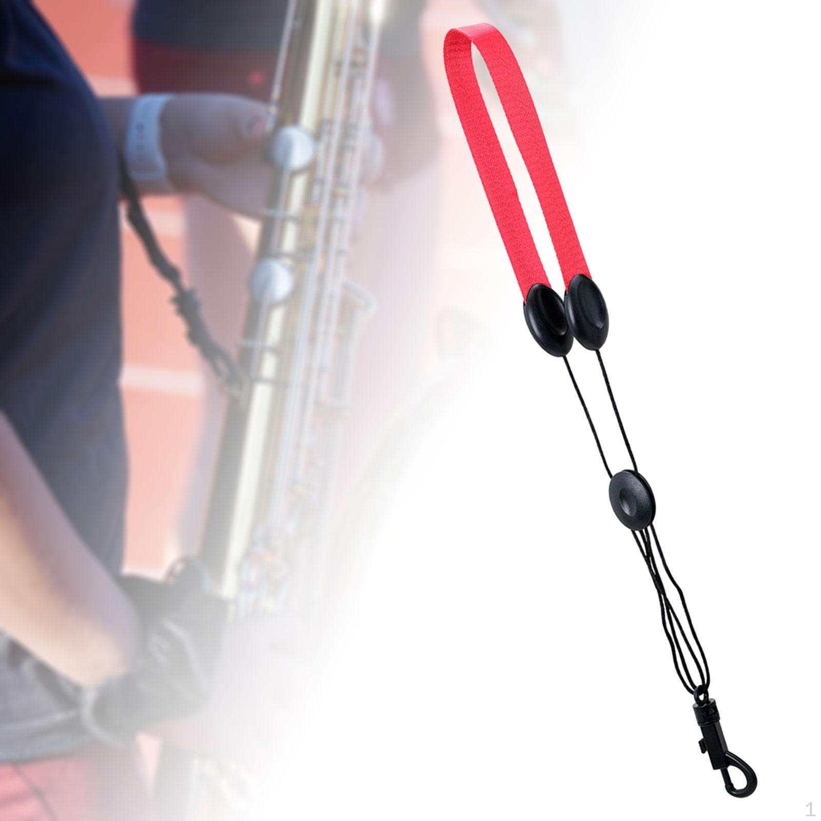 

Шейный ремешок для саксофона, профессиональный легкий универсальный ремешок с металлической застежкой для саксофона красный