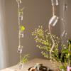 Wind Chimes Style Decor Glass Vase Strings Hanging Vase With Bottle Jelly Glass Bottle String Decoration Pendant