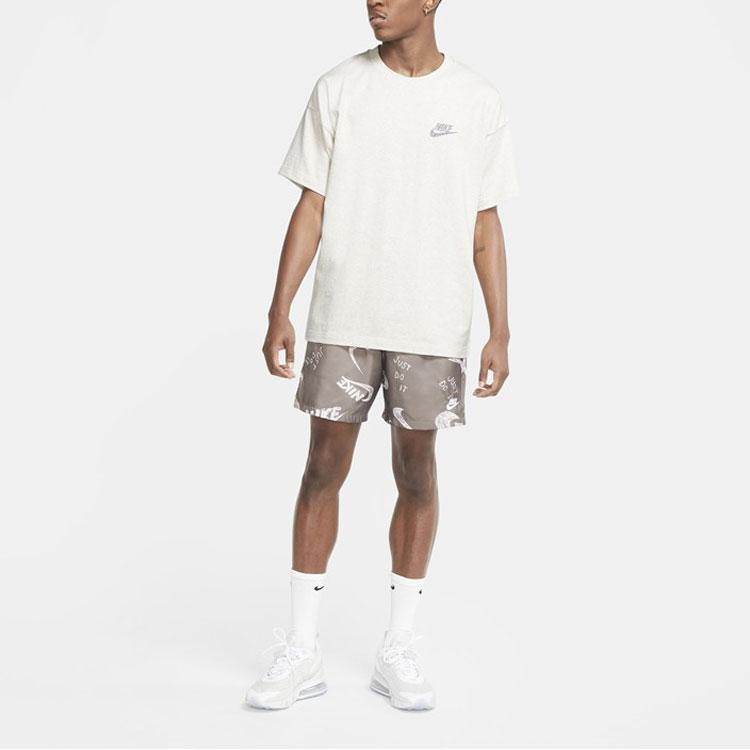 Nike Sportswear Casual Round Neck Short Sleeve T-Shirt Men Tops White CU4510-904