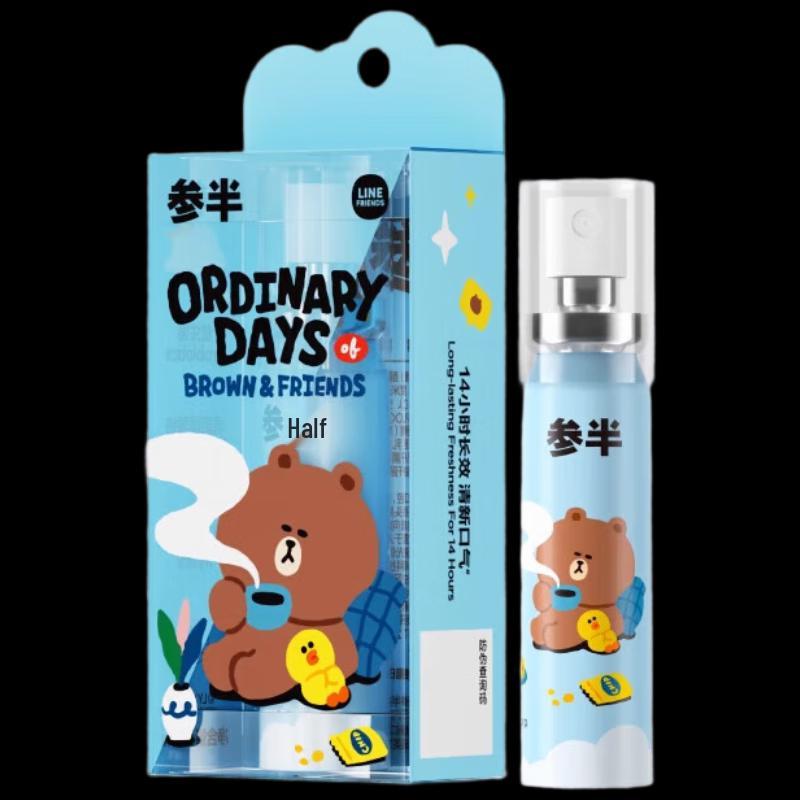Can Ban LINE FRIENDS Refreshing Mint Probiotic Mouth Spray