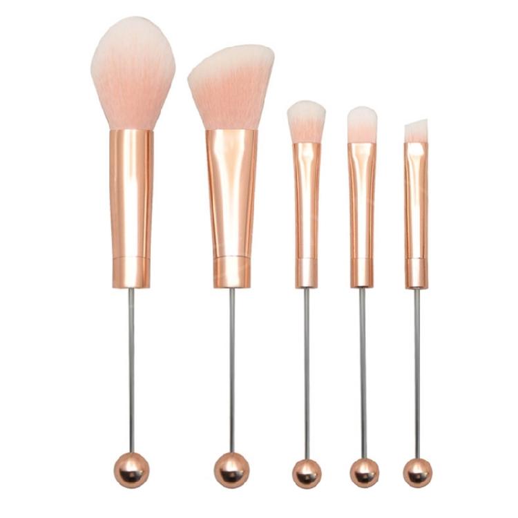 

Professional DIY Makeup Brush with Metal Handle, Foundations Makeup Brush/Concealer Brush/Oblique Head Eyebrow Brush 1