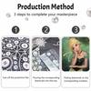Disney Princess Pearl Painting Handmade Pearl Kit Home Decoration Painting