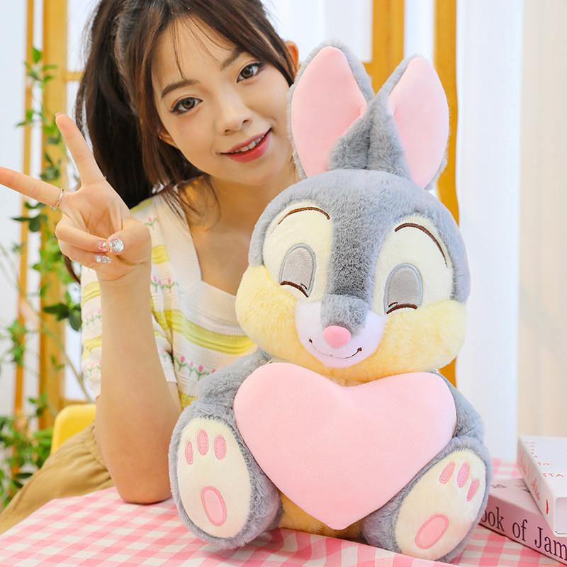 Adorable Rabbit White Plush Toy Couple Stuffed Doll Kids Birthday Gift Holiday