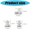 Handcrafted Cartoon Sheep Candle Holder Resins Lamb Tealight Stand Holiday Centerpieces Candlestick For Mantels Decors