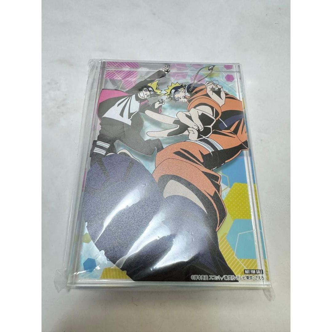 Used NARUTO Naruto BORUTO Boruto V Jump Acrylic Block