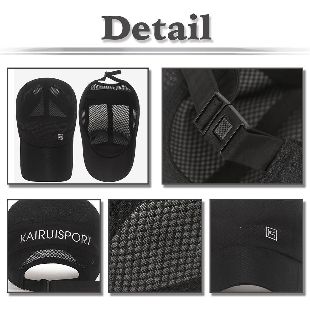 Simple CZ027 [White Fang] Hat, Sports, Cap, Mesh, Stylish, Logo, Breathable, Men's, Women's, (Light Blue)