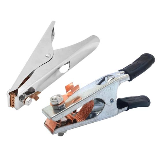 Clemă de împământare Electroplacare Cupru rezistent la uzură 500A Sudura Clemă de împământare Clemă de împământare