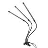 3 Köpfe Clip Pflanzenlicht Vollspektrum Rot Weiß Warmes Licht 10 Stufen Dimmbar USB LED Pflanzenwachstum