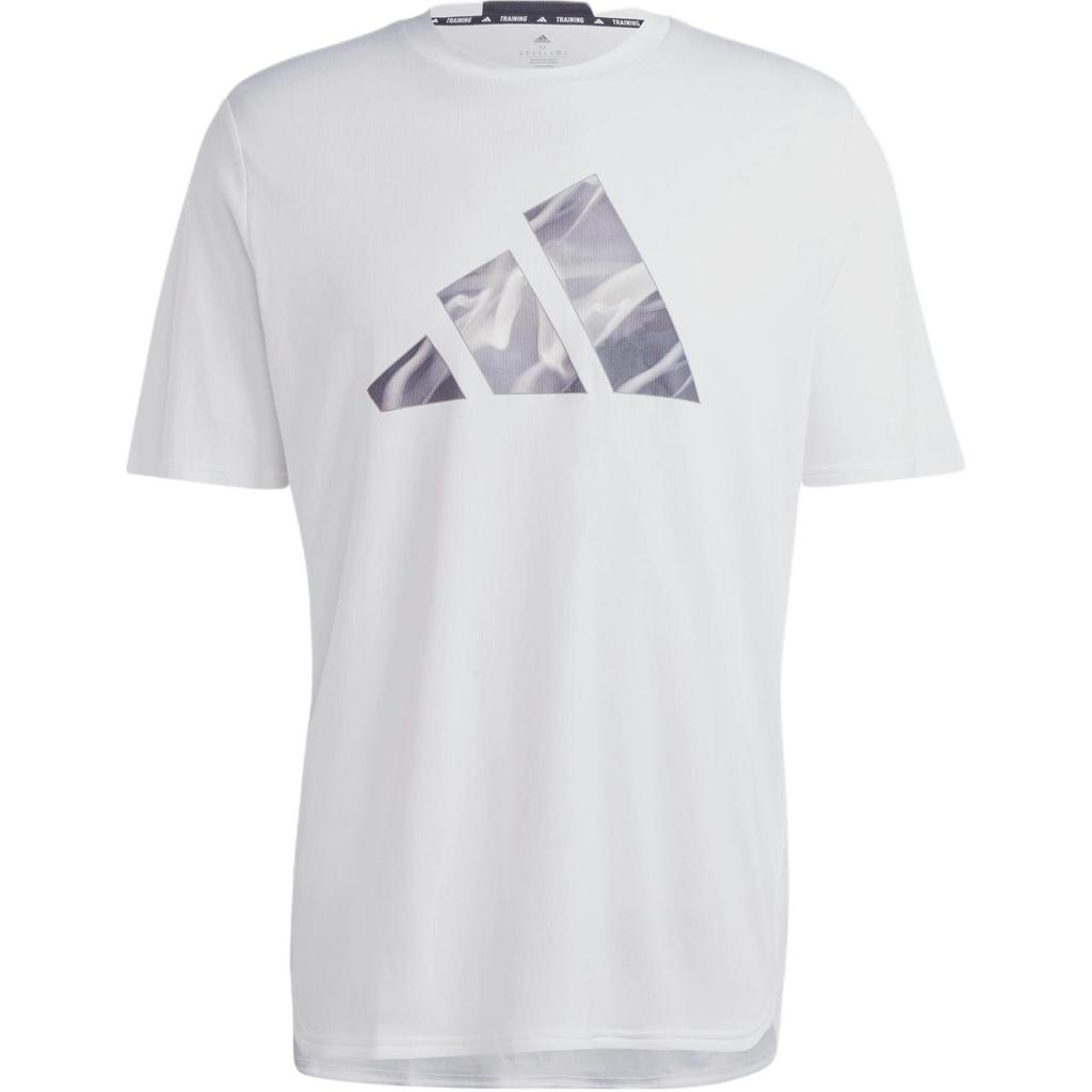 Adidas Designed for Movement HIIT Training Tee White/Black Men Streetwear IB7921