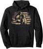 Boxing Gloves American Flag Retro Old School Boxing Pullover Customizable Sweatshirt Women Mens Hoodie Funny Hoodie